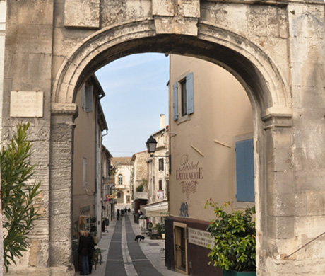 la vieille ville de Saint-Rémy- photo : Rhinoferos